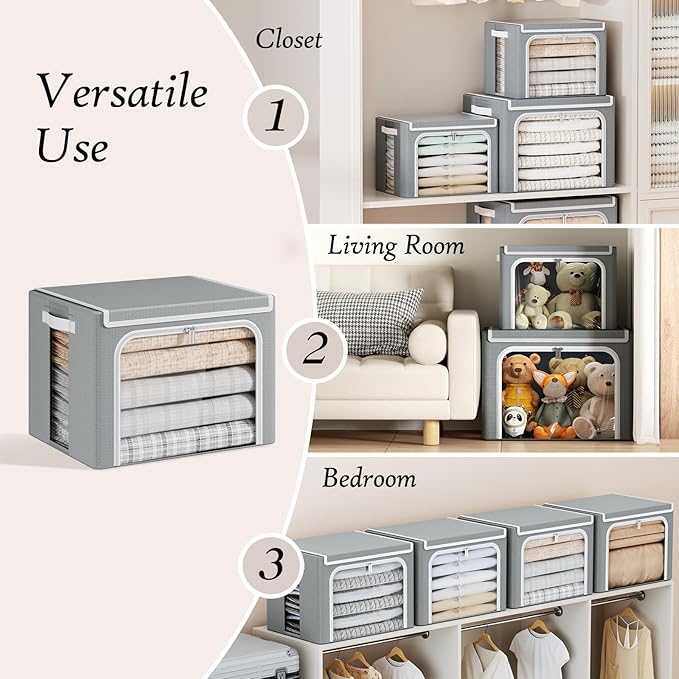Yecaye Clothes Storage Bins - Image 6