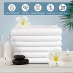 HOMEXCEL Microfiber Washcloths Towel Pack of 50, Hotel and Spa, Fast Drying - Image 5
