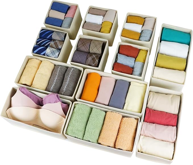 Drawer Organizer Clothes, Foldable Fabric Dresser Organizer Closet Organizers - Image 7