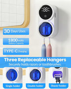 Toothbrush Sanitizer Holder, GEVOODIX Tooth Brush Holder - Image 5