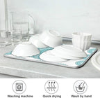 Super Absorbent Dish Drying Mat, Microfiber Fast-Drying Dish Mat, Kitchen Dish - Image 7