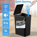 Bathroom Trash Can with Lid, KOEYLE 2 Pack 2.2 Gallon Automatic Touchless - Image 8