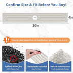 Fast Drying Kitchen Sink Splash Guard, Durable Stone Kitchen Faucet Mat - Image 3