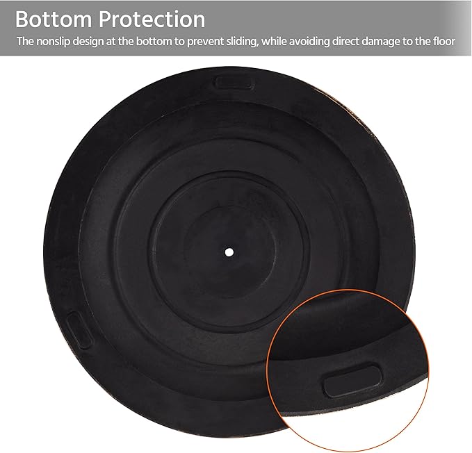 Yaheetech 22 lbs Heavy Duty Outdoor Umbrella Base 18" Round Patio All-Weather Umbrella Stand Market Umbrella Base for Garden & Lawn, Bronze - Image 7