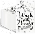 100 Pcs Disposable Hand Towels for Bathroom Paper Towels for Guests 3 Ply Wash by IANFEPH