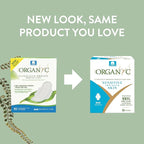 Organyc 100% Certified Organic Cotton Feminine Pads, Moderate Flow - Image 3