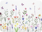 Watercolor Floral Dish Drying Mat by Kawani