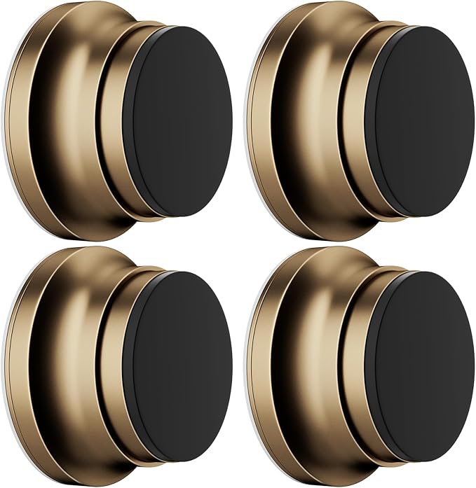 4PC Door Stoppers for Wall, 1.65 x 0.9 Inch Door Knob Wall Protector by Sckeinwg