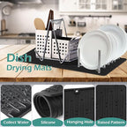 Dish Drying Mats, Heat-resistant Silicone Mat - Image 3