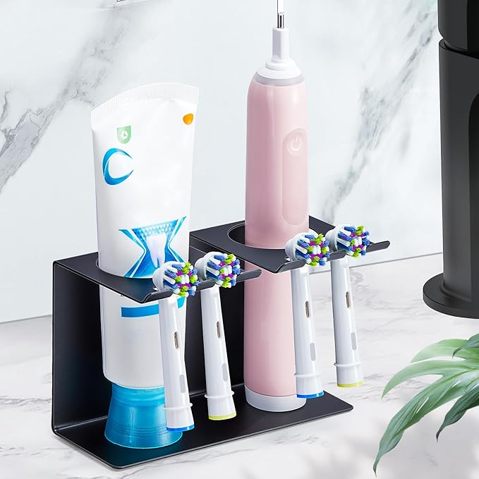Toothbrush Head Holders, Electric Tooth Brush Head Holder, Wall Mounted by WelcometotheYAYINLI