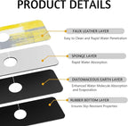 MCALK Yellow Kitchen Sink Faucet Mat Splash Guard, Absorbent Quick-Dry Kitchen - Image 3