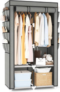 Portable Closet for Hanging Clothes, Portable Wardrobe Closet by BRFOYU