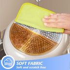 KinHwa Kitchen Washcloths for Dishes Absorbent Microfiber Dish Cloths Quick Dry - Image 5