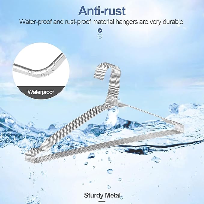 SPECILITE Wire Hangers 250 Pack, Metal Wire Clothes Hanger Bulk - Image 4