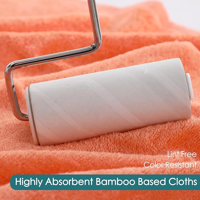 Wash Cloths 6 Pack, Super Soft and Gentle Face Towels on Sensitive Skin - Image 7