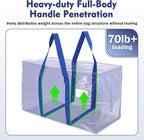 KYODOLED 6 Pack Extra Heavy Duty Blue Moving Bags - Image 6
