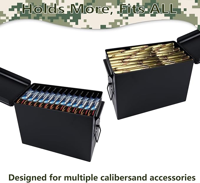 Ammo Can&Ammo Box, Fireproof & Waterproof Metal Storage Box - Image 6
