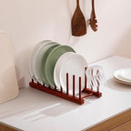 HBlife 4pcs Padauk Dish Drying Rack - Image 5