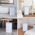60L Slim Laundry Hamper, Narrow Laundry Basket - Image 7