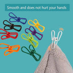 skrnrhrery30 Pack 2 inch Colored Clothes peg, Practical PVCWaterproof Stainless - Image 5