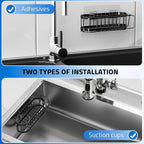 Cisily Kitchen Sink Caddy Sponge Holder in The Sink, Stainless Steel Kitchen - Image 2