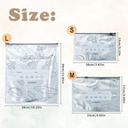 40PCS Reusable Aluminum Foil Freezer Bags, Sealable Stand-Up Zipper Storage Bags - Image 5