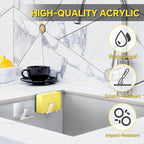 NiHome Clear Acrylic Kitchen Sink Sponge Holders 2PCS - Image 3