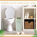 Sumind 2 Pcs 2.6 Gallon Bathroom Trash Can - Image 4