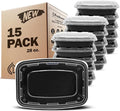 Freshware Meal Prep Containers 15 Count Compartment Food Storage Containers by Freshware