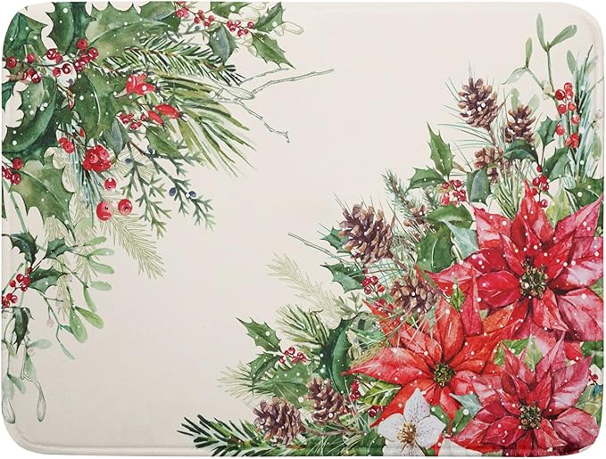 Giwawa Poinsettia Dish Drying Mat by Giwawa