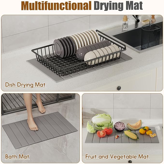 Dish Drying Mat，Stone Drying Mat - Image 7