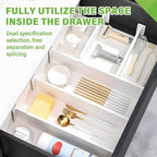 5 Pack Drawer Dividers 3.7" High Slim Organizers Expandable 14.8-25.6" - Image 6