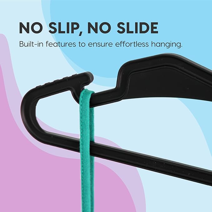 IRIS USA Extra Small Hangers 50 Pack, 11.87" W x 6.75" H, Clothes Hangers - Image 5