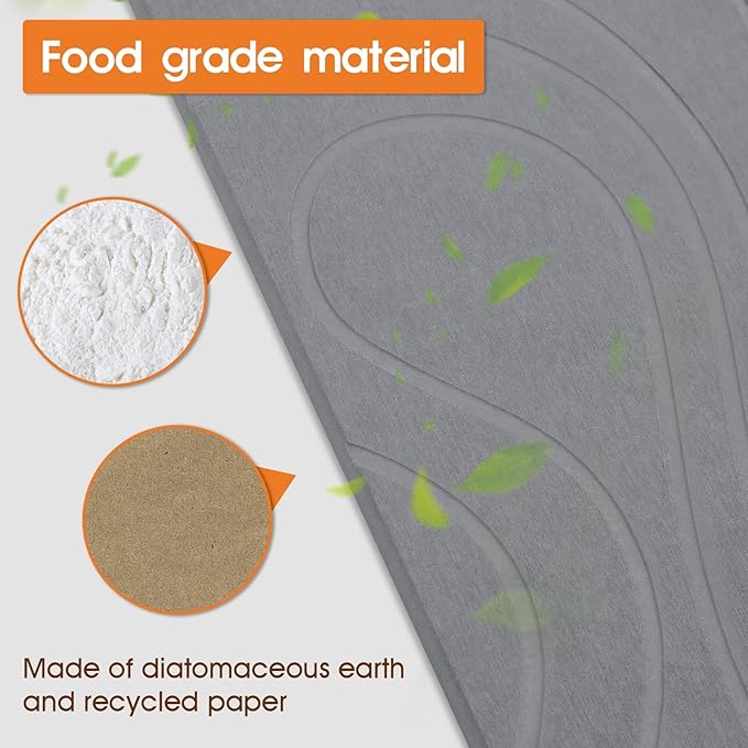 Large Stone Drying Mat for Kitchen Counter - Image 4