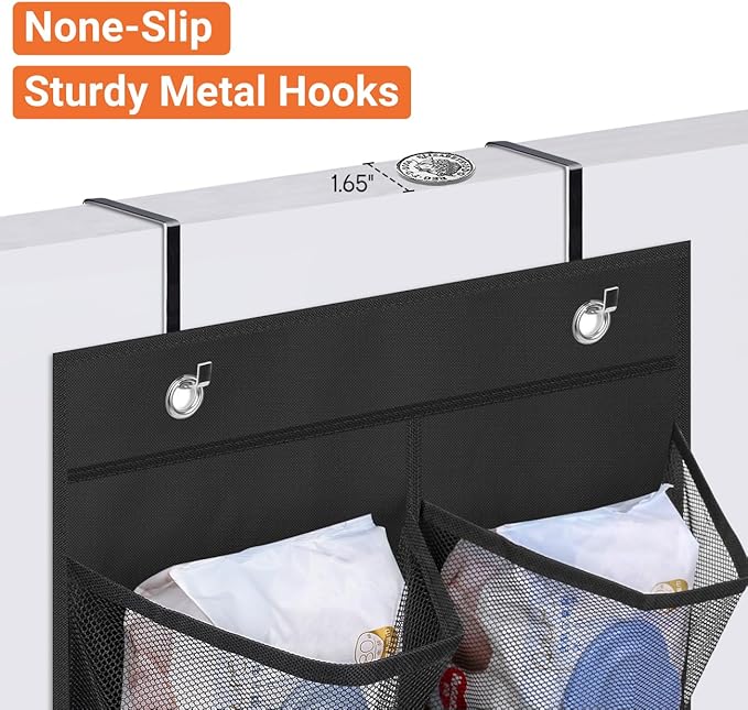 KIMBORA 2 Packs Narrow Over the Door/Wall Shoe Organizer, Small Hanging Shoe - Image 6