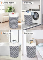 Large Laundry Basket Laundry Hamper Bag Washing Bin Clothes Bag Collapsible Tall - Image 7