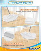 KEEPOW 8PCS Extra Large Microfiber Cleaning Cloth 30" x 20" Washable Reusable - Image 4