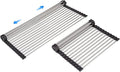 Large Telescopic Drain Rack Roll Up Rack Heat-Resistant Dish Drainer Kitchen by ARAINY