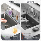 2 Set/4PCS Faucet Mat for Kitchen Sink Splash Guard Faucet Mat Absorbent - Image 5