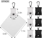 Vemiss 6 Pack Microfiber Glasses Cleaning Cloth, Wipes Lens Eyeglasses & Screens - Image 2