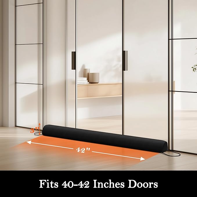 Sunolga Door Draft Stopper Blocks Hot and Cold Air - Image 2