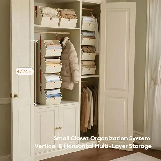 Hanging Closet Organizer 4 Tier - Image 3