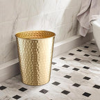 Monarch Abode Metal Bathroom Trash Can – Waste Basket - Image 6
