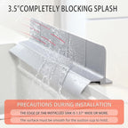 23" Ultra Silicone Sink Splash Guard Released in 2025/Dec, Self-Draining Water - Image 4