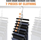 NiHome Clothing Chain Hanger 10-Pack, Metal Closet Organizer Space Saving - Image 6