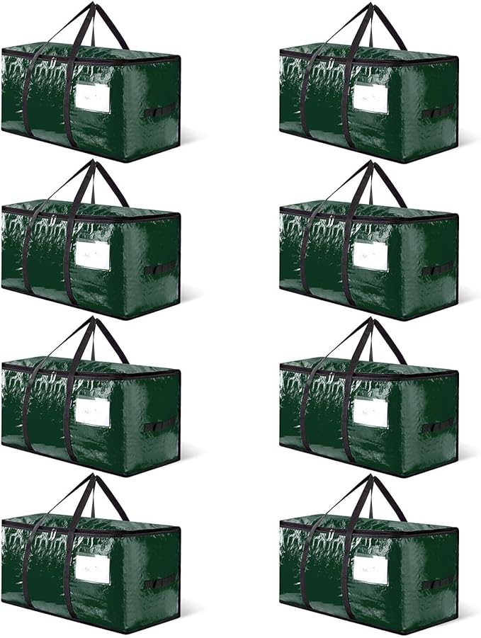 CONGREGATE 8-Pack Heavy Duty Dark Green Moving Bags by CONGREGATE