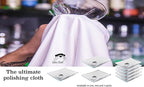 Trendy Bartender Toast to Perfection Microfiber Glass Polishing Lint-Free Cloth - Image 3