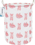 Round waterproof laundry basket, foldable storage basket, laundry Hampers by ONOEV