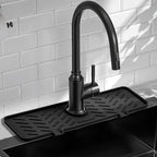 Meiliweser Silicone Faucet Mat for Kitchen Sink – Gen 2 Splash Guard by Meiliweser