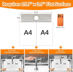15.7 Inch Stone Faucet Mat for Kitchen Sink Splash Guard, Diatomite Sink - Image 2